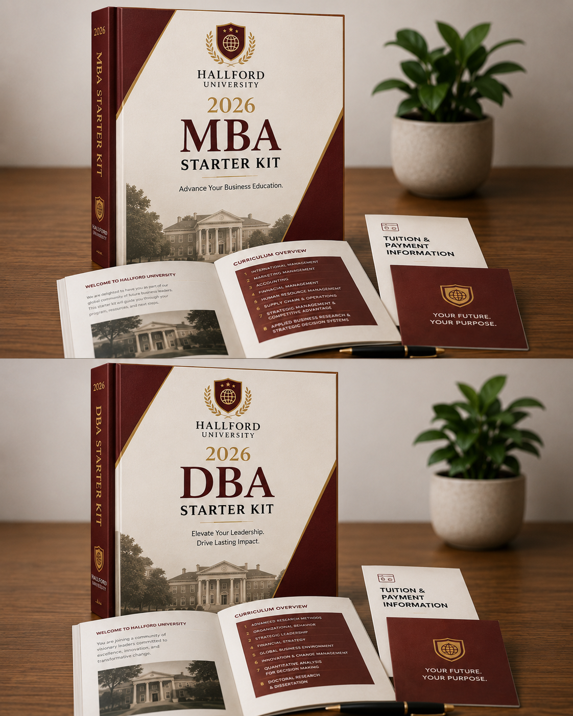 Hallford University MBA and DBA 2026 Starter Kit